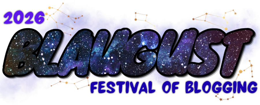Blaugust 2026 logo with constellations
